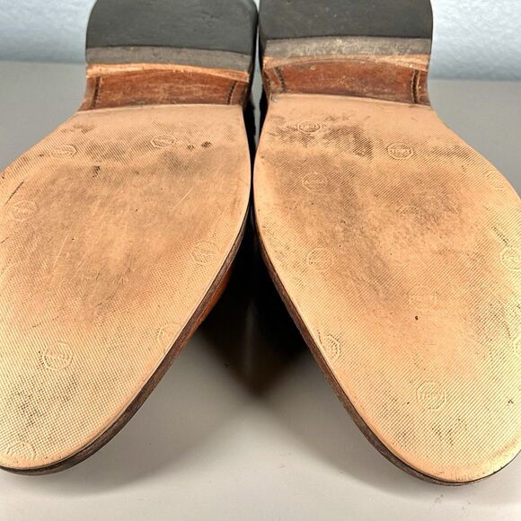 Allen Edmonds McTavish Shoes Brown Wingtip Leather Dress Dainite Mens Size 9 D main image 4